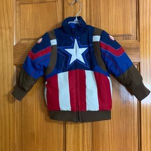 Captain America Toddler Coat
